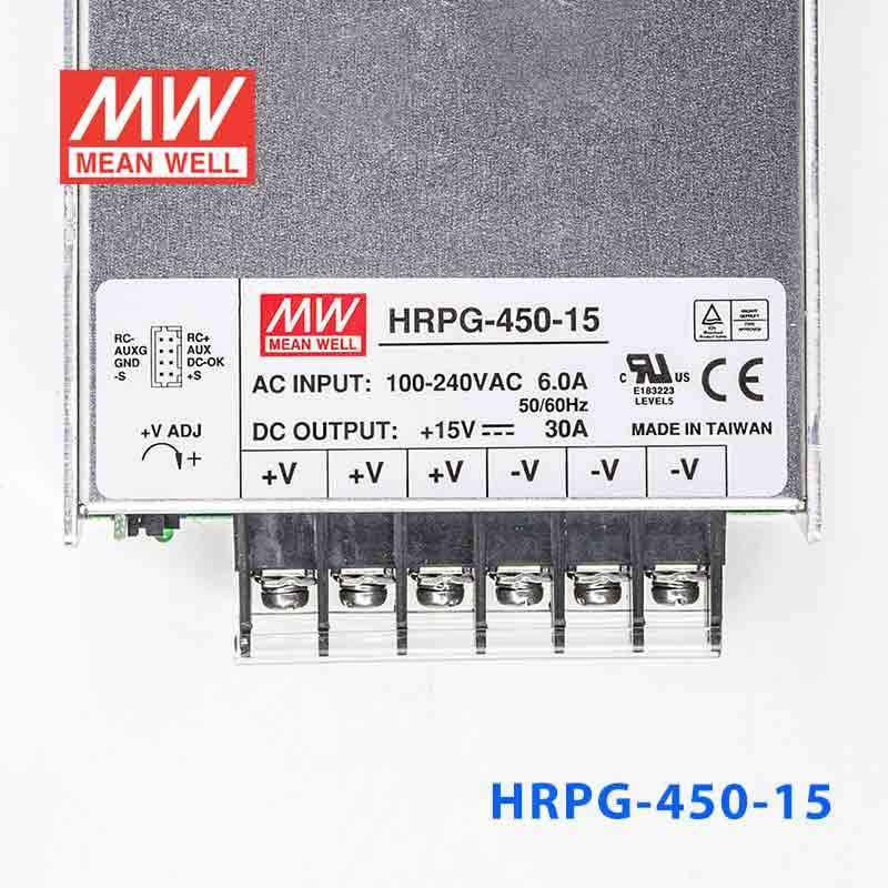 Mean Well HRPG-450-15 Power Supply 450W 15V 30A - PHOTO 2