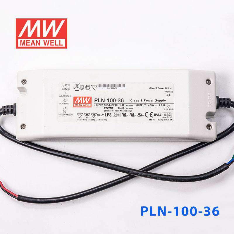 Mean Well PLN-100-36 Power Supply 100W 36V - IP64 2.65A - PHOTO 2