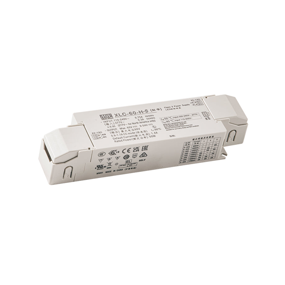 Mean Well XLC-60-12-S LED Driver 60W 12V with Strain-relief