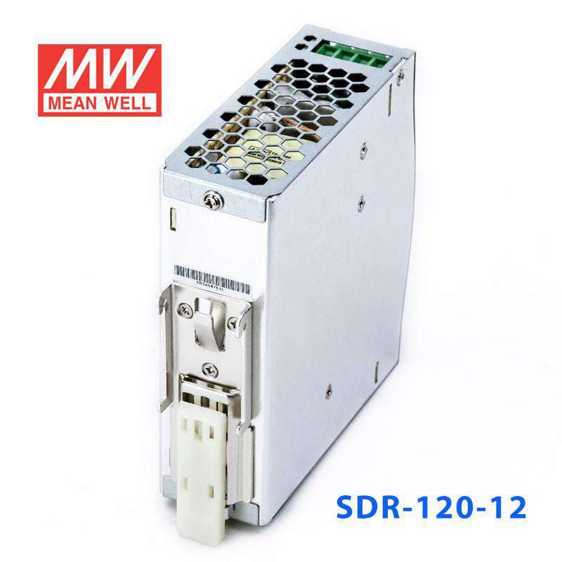 Mean Well SDR-120-12 Single Output Industrial Power Supply 120W 12V 10A - DIN Rail - PHOTO 3