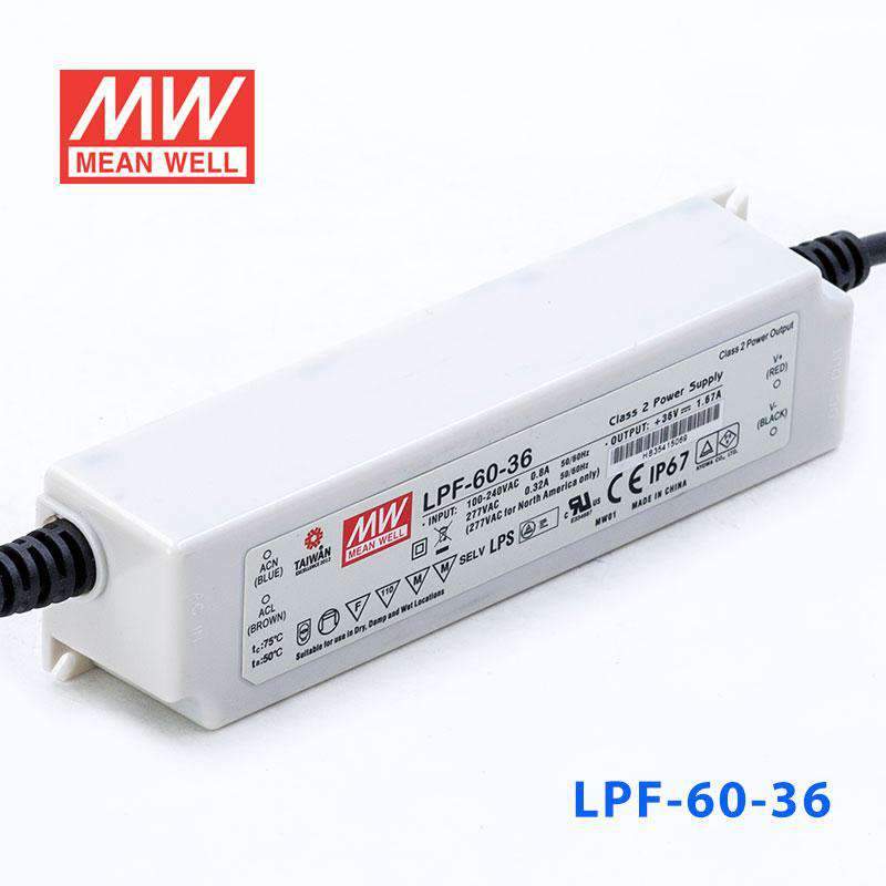 Mean Well LPF-60-36 Power Supply 60W 36V 1.67A - PHOTO 1