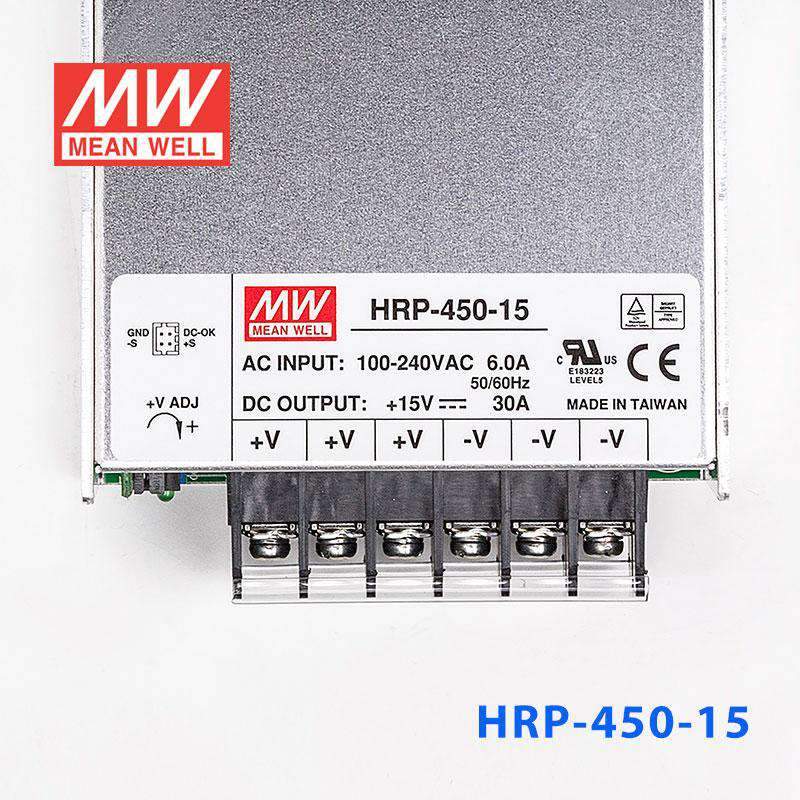 Mean Well HRP-450-15 Power Supply 450W 15V - PHOTO 2