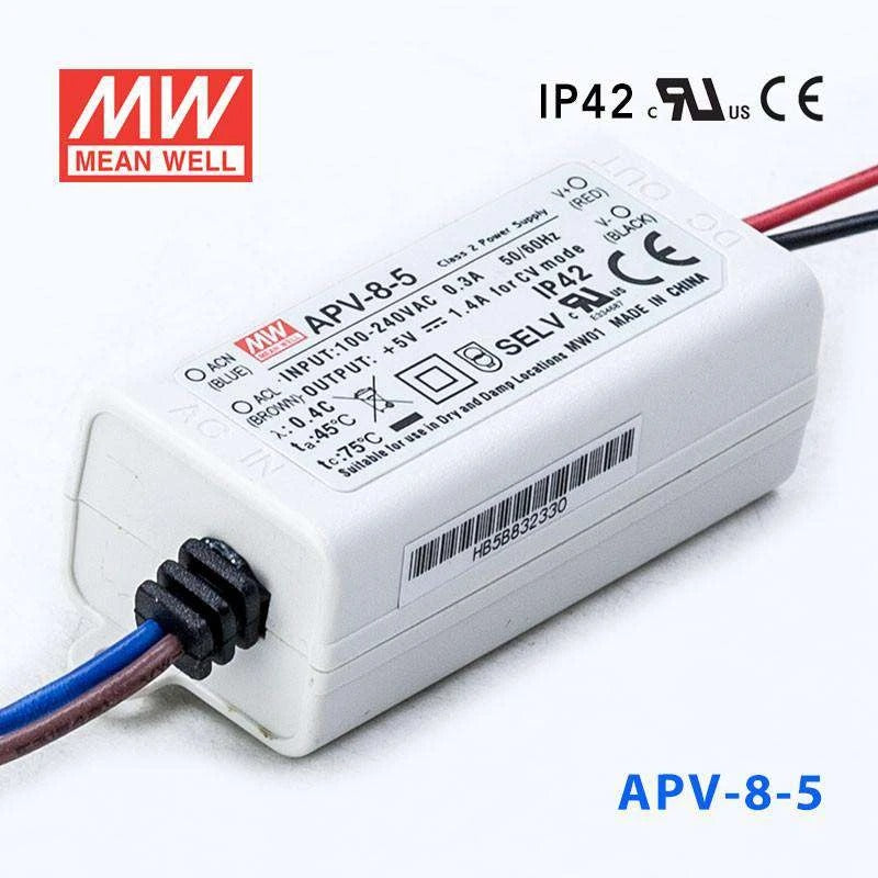 Mean Well APV-8-5 Power Supply 8W 5V