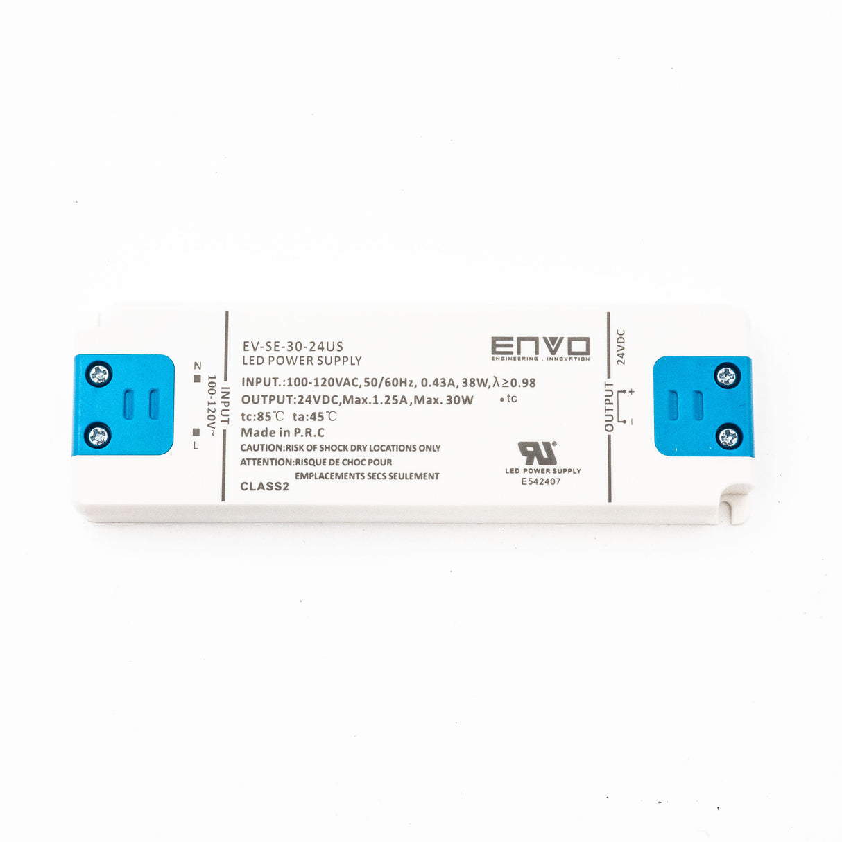 ENVO EV-SE-30-24US LED Driver 30W 24V - PHOTO 1