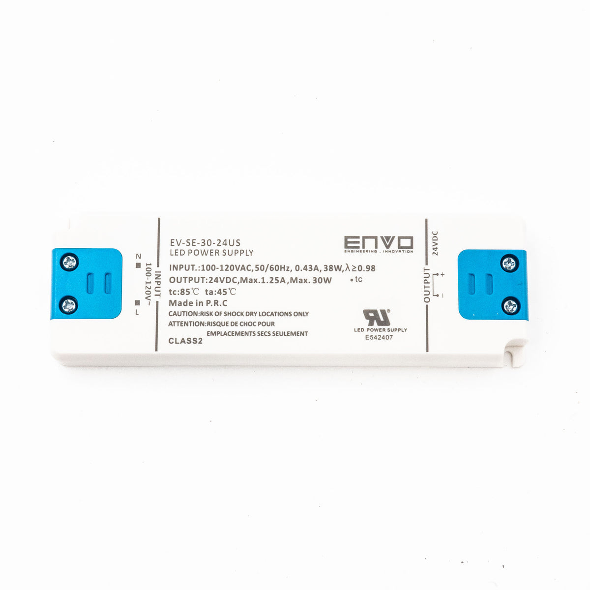 ENVO EV-SE-30-24US LED Driver 30W 24V 1.25A - PHOTO 1