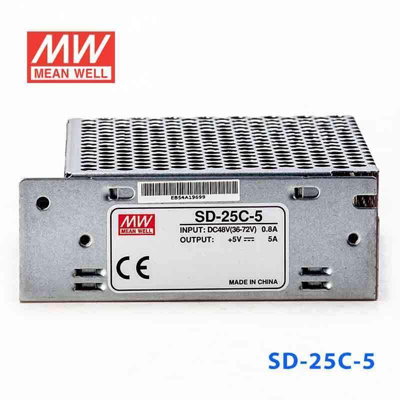 Mean Well SD-25C-5 DC-DC Converter - 25W - 36~72V in 5V out 5A - PHOTO 2