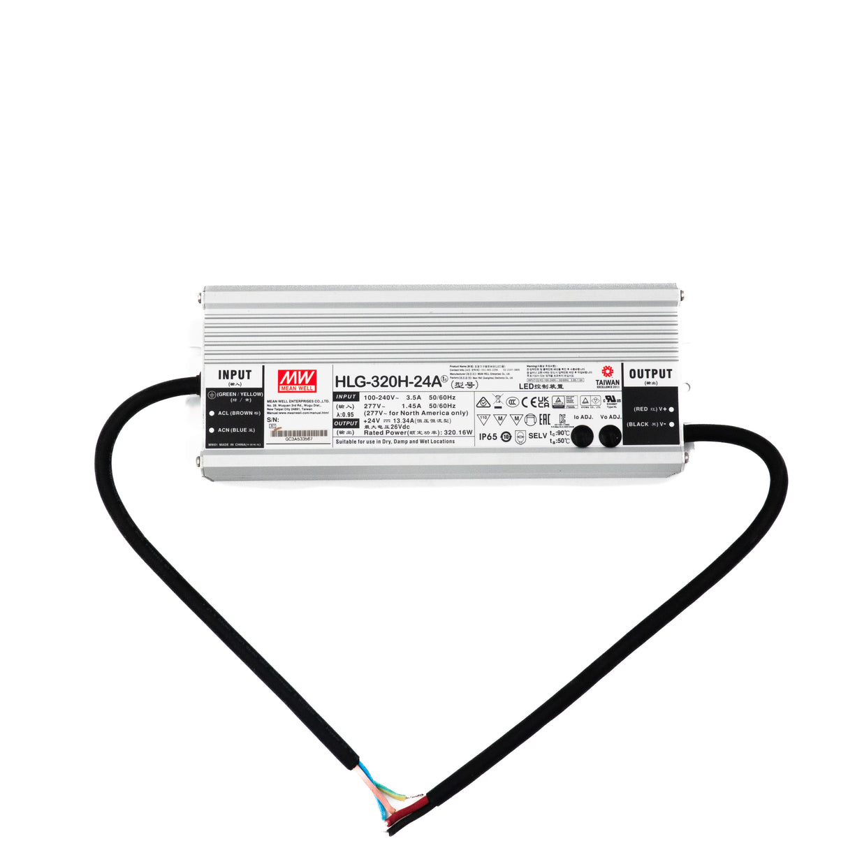 Mean Well HLG-320H-24A Power Supply 320W 24V - Adjustable - PHOTO 1