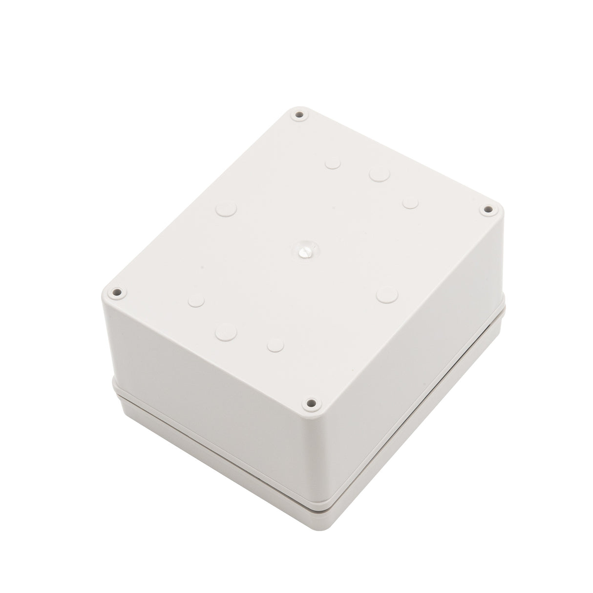 Boxco S-Series 5.51 x 6.69 x 3.74 Inches(140x170x95mm) Plastic Enclosure, IP67, IK08, ABS, Grey Cover, Screw Type - PHOTO 1