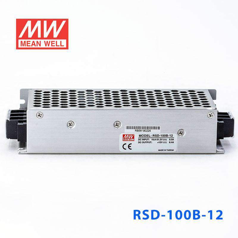 Mean Well RSD-100B-12 DC-DC Converter - 100.8W - 16.8~31.2V in 12V out 8.4A - PHOTO 2