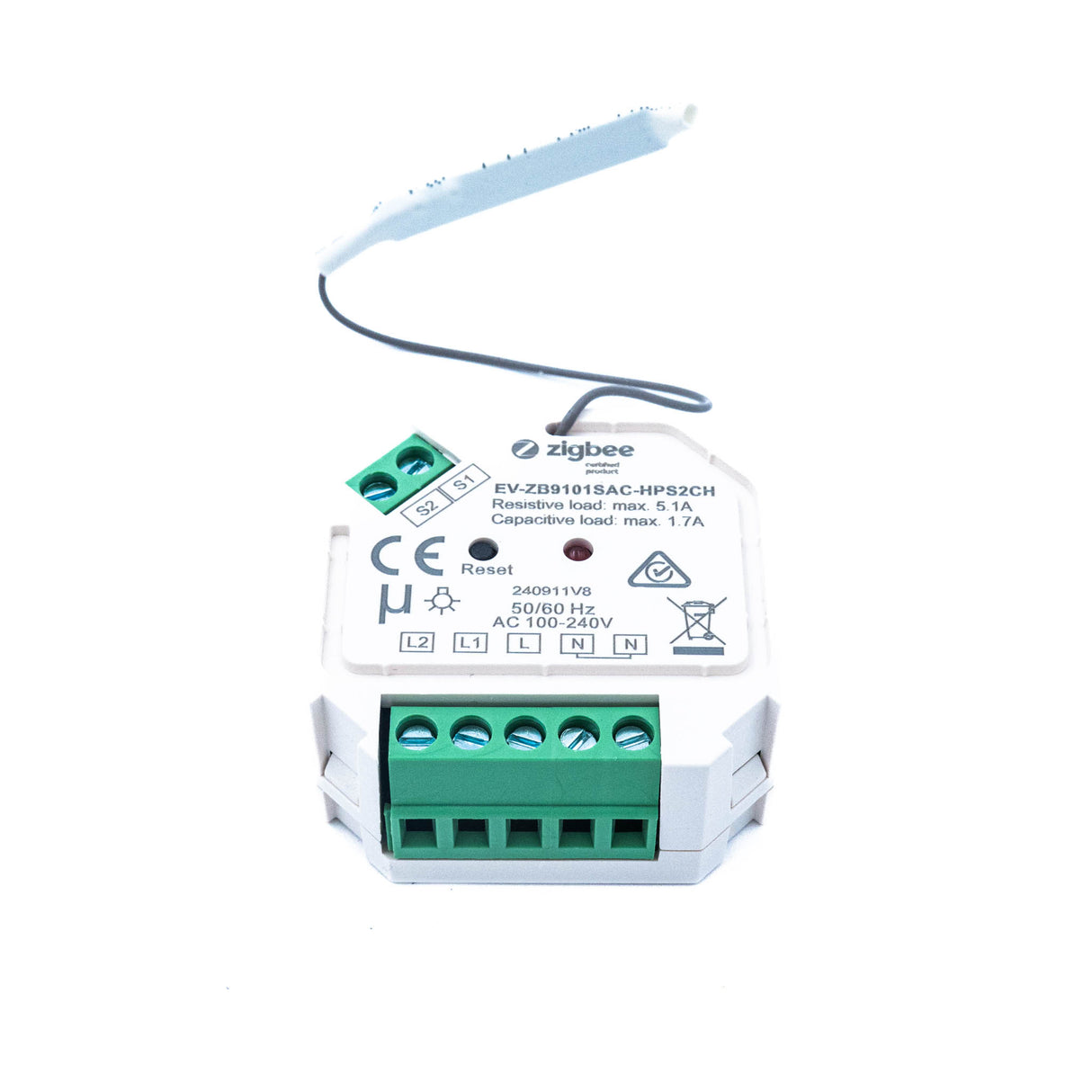 ENVO ZigBee 2Gang In-wall Switch - On/Off Control - PHOTO 1