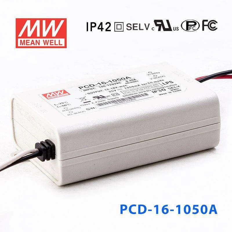 Mean Well PCD-16-1050A Power Supply 16W 1050mA