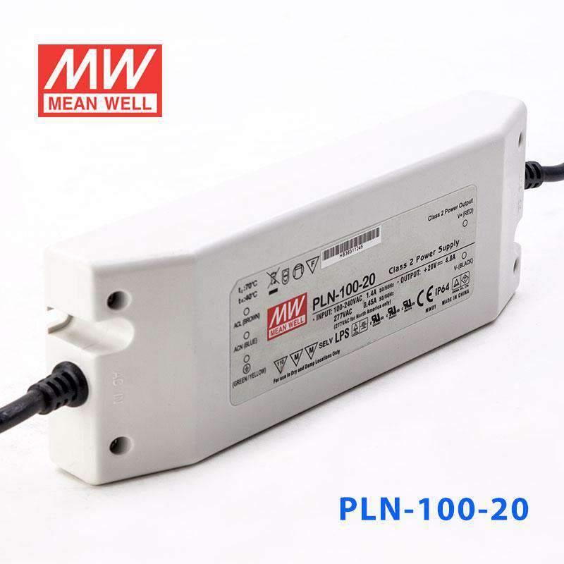 Mean Well PLN-100-20 Power Supply 100W 20V - IP64 4.8A - PHOTO 1