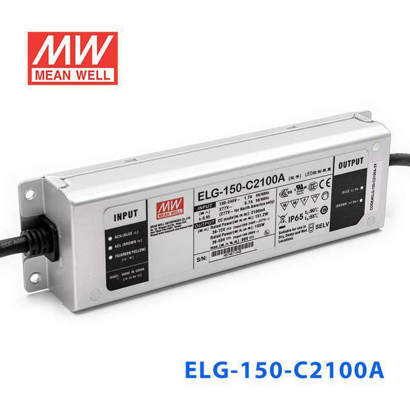 Mean Well ELG-150-C2100A Power Supply 150W 2100mA - Adjustable - PHOTO 1