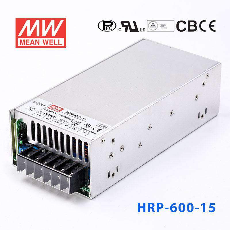 Mean Well HRP-600-15 Power Supply 645W 15V 43A