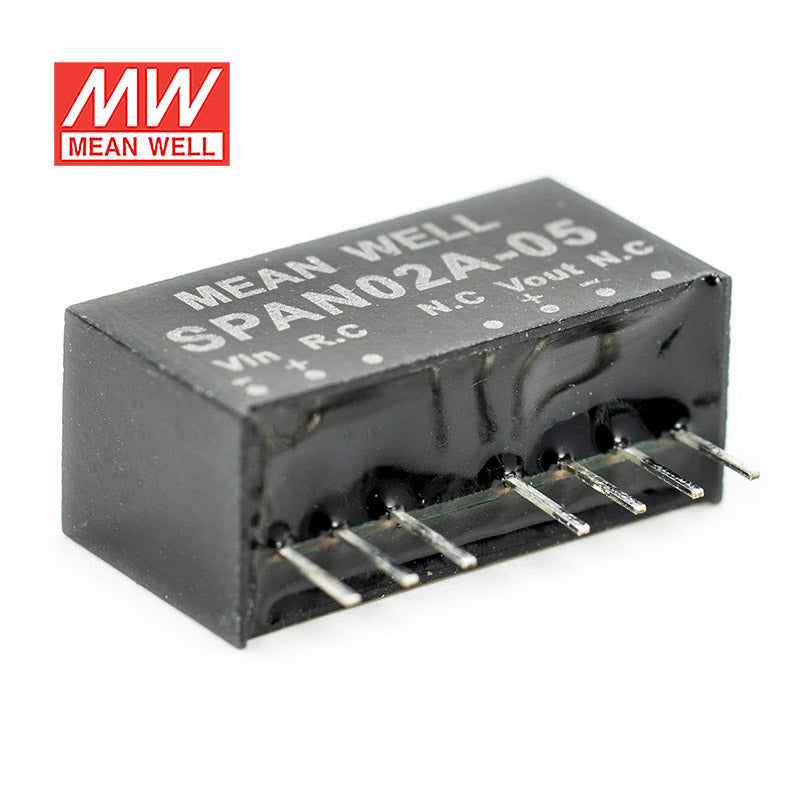 Mean Well SPAN02A-05 DC-DC Converter - 2W - 9~18V in 5V out 400mA