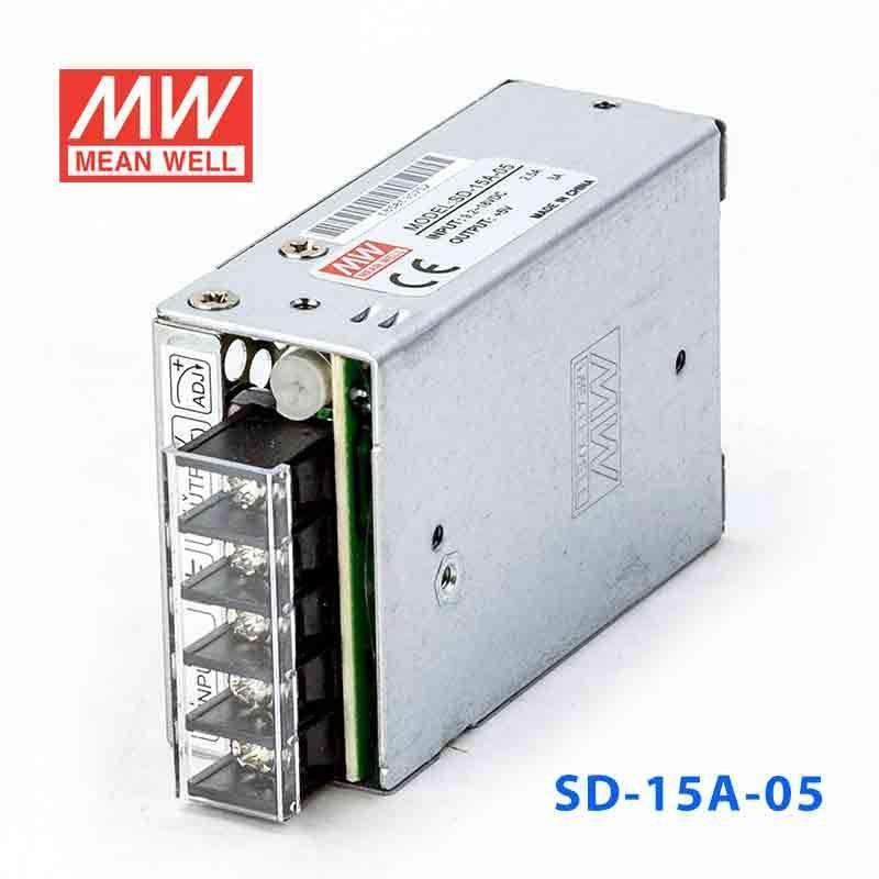 Mean Well SD-15A-5 DC-DC Converter - 15W - 9.2~18V in 5V out - PHOTO 1