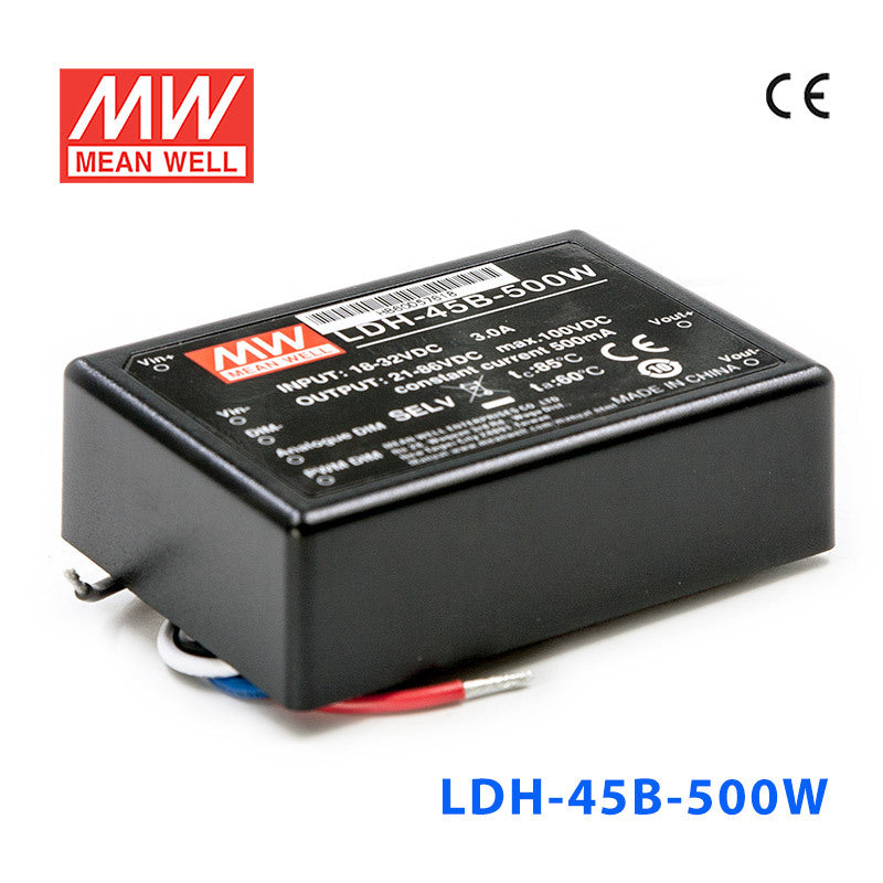 Mean Well LDH-45B-500W DC/DC LED Driver CC 500mA - Step-up