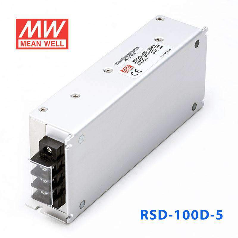 Mean Well RSD-100D-5 DC-DC Converter - 100W - 67.2~143V in 5V out 20A - PHOTO 1