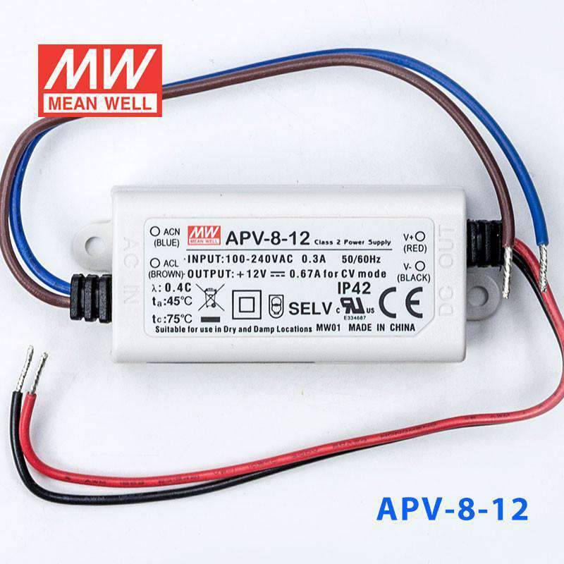 Mean Well APV-8-12 Power Supply 8W 12V - PHOTO 2