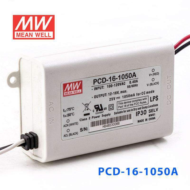 Mean Well PCD-16-1050A Power Supply 16W 1050mA - PHOTO 1
