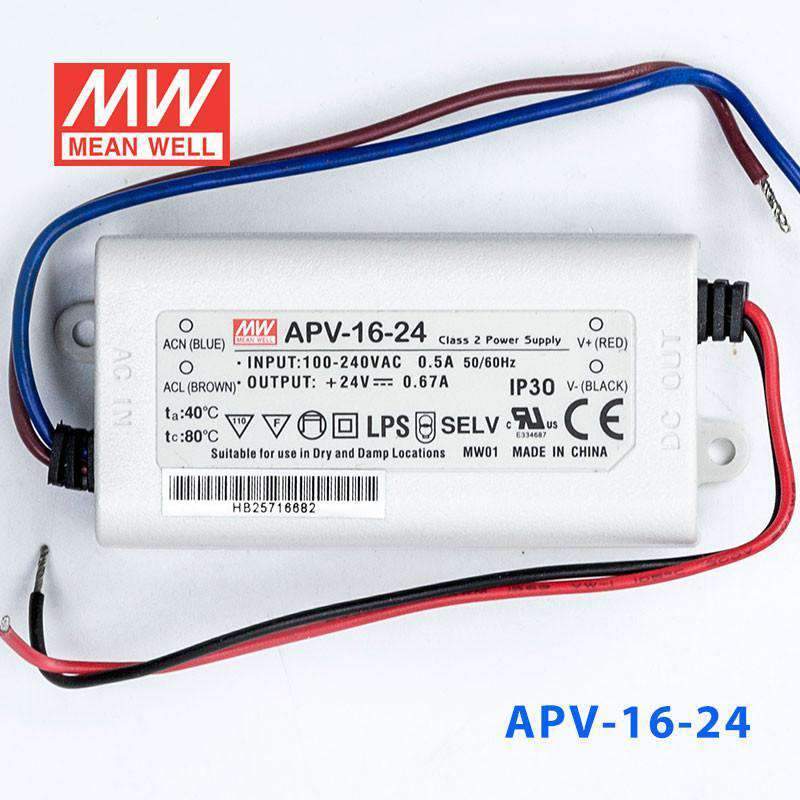 Mean Well APV-16-24 Power Supply 16W 24V - PHOTO 2