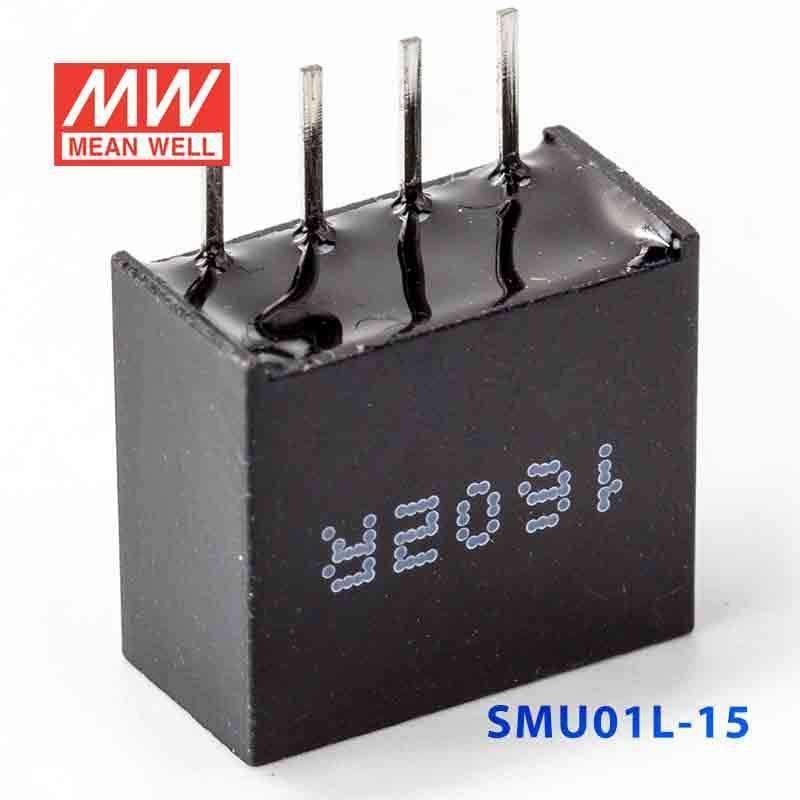 Mean Well SMU01L-15 DC-DC Converter - 1W - 4.5~5.5V in 15V out 67mA - PHOTO 4