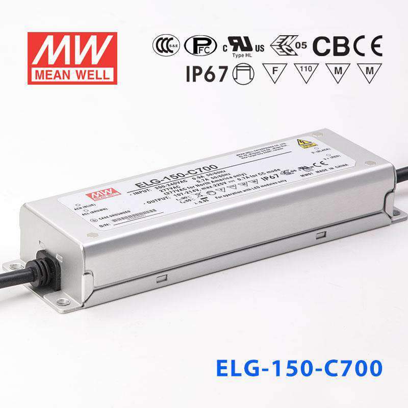 Mean Well ELG-150-C700 Power Supply 150W 700mA