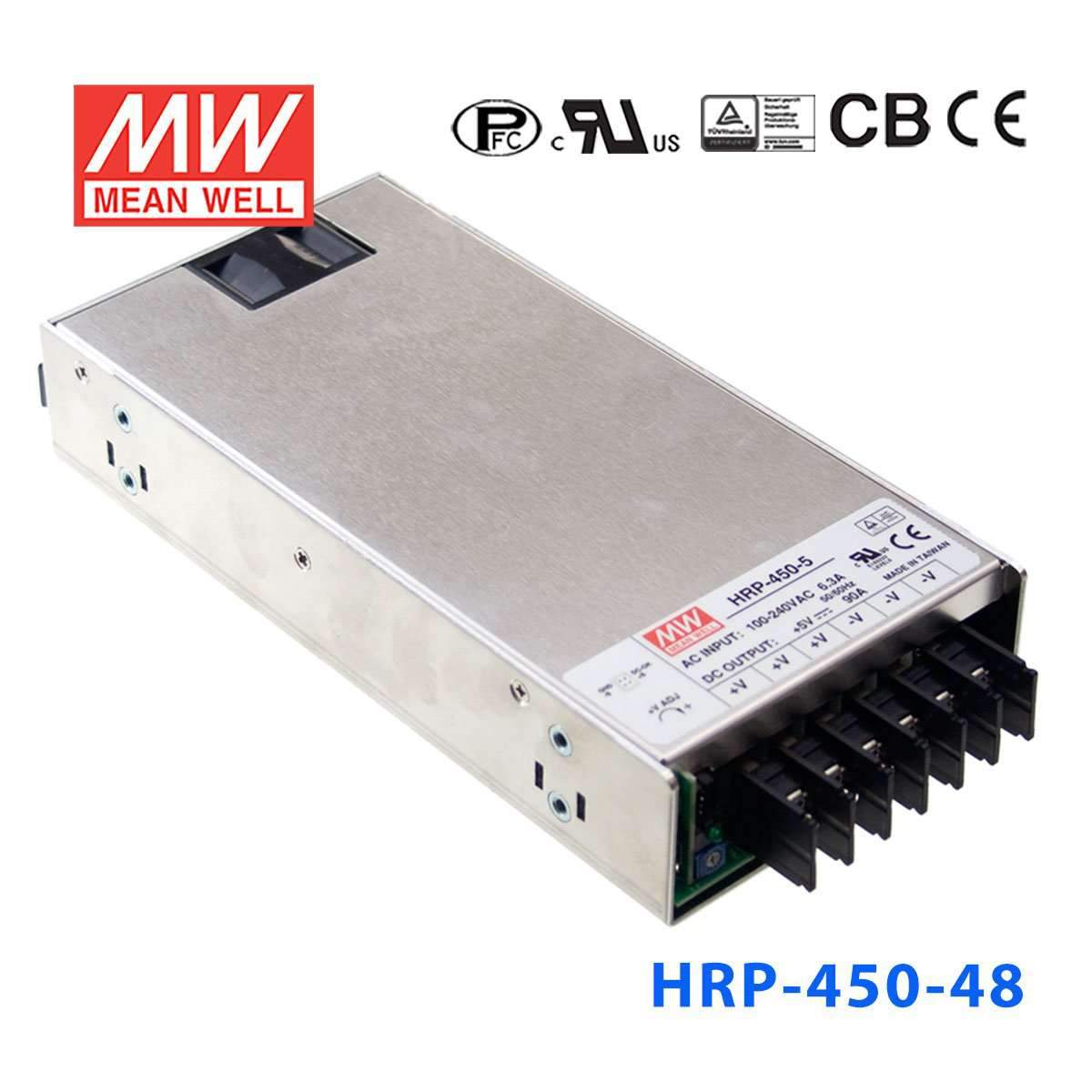 Mean Well HRP-450-48 Power Supply 456W 48V 9.5A