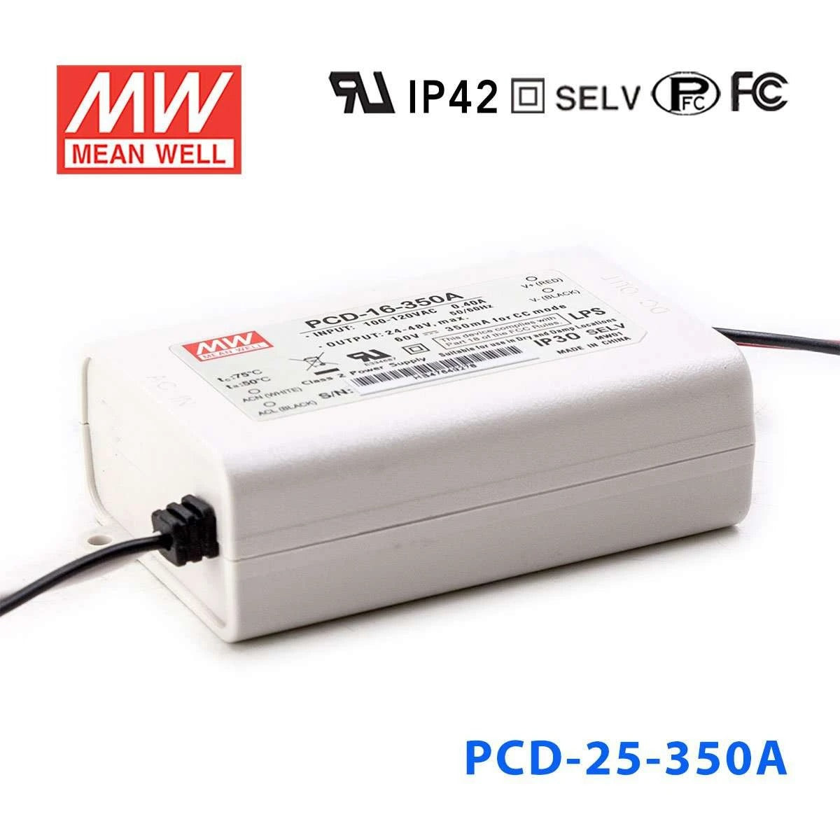 Mean Well PCD-25-350A Power Supply 16W 350mA