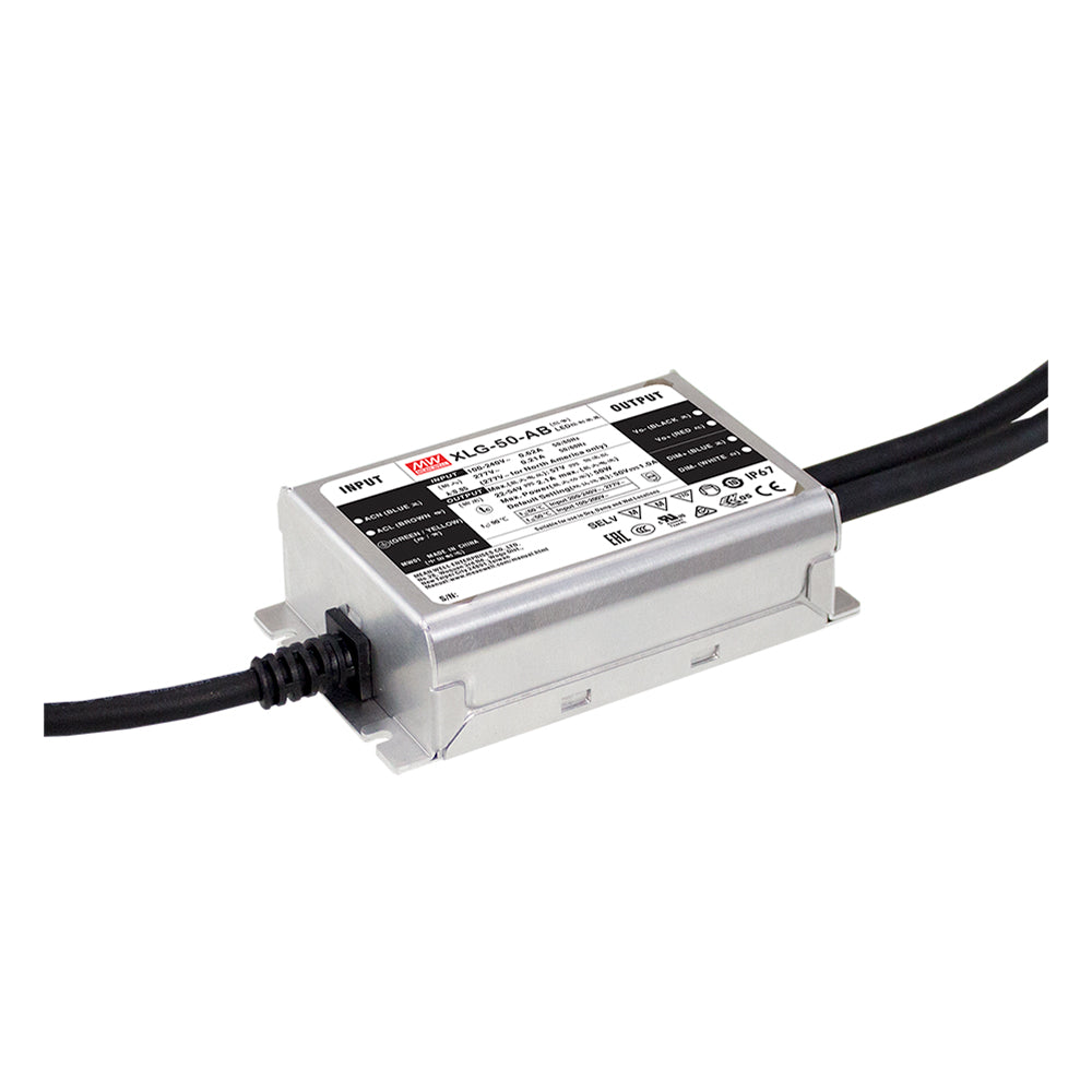 Mean Well XLG-50-L-DA2 Power Supply 50W 700mA - DALI2 Dimmable