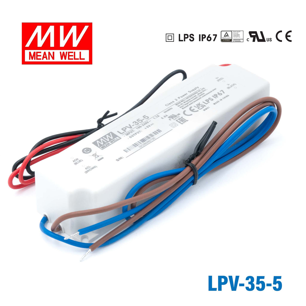 Mean Well LPV-35-5 Power Supply 35W 5V