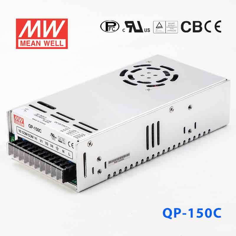 Mean Well QP-150-3C Power Supply 150W 5V 3.3V 15V -15V