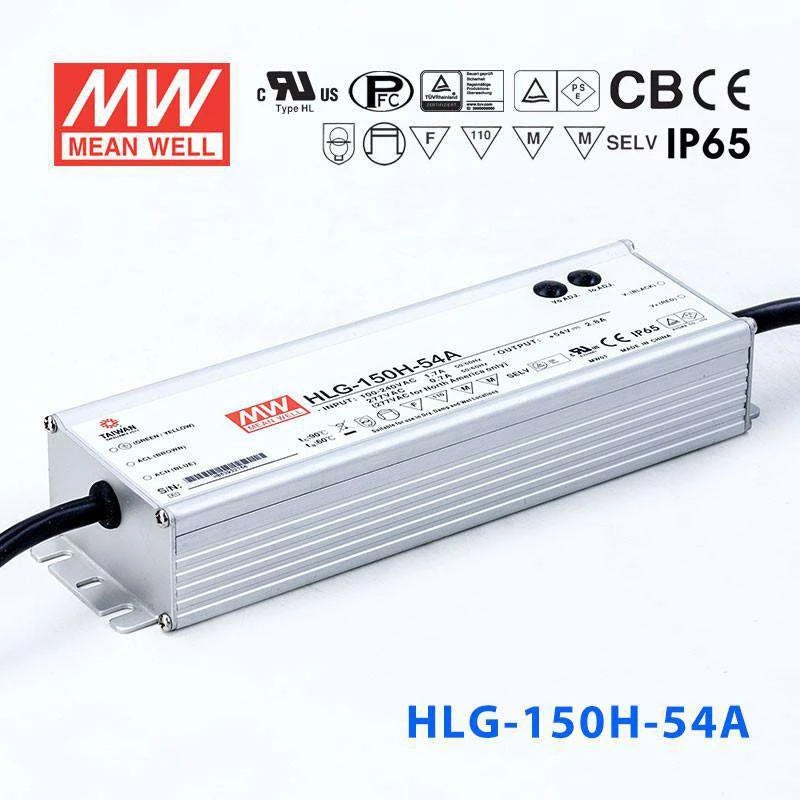 Mean Well HLG-150H-54A Power Supply 150W 54V - Adjustable