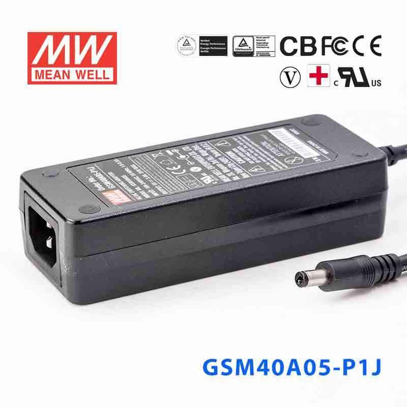 Mean Well GSM40A05-P1J Power Supply 25W 5V