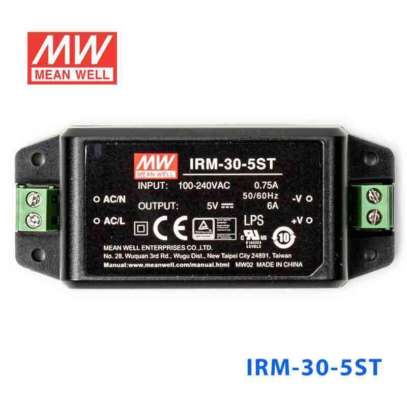 Mean Well IRM-30-5ST Switching Power Supply 3W 5V 6A - Encapsulated - PHOTO 2