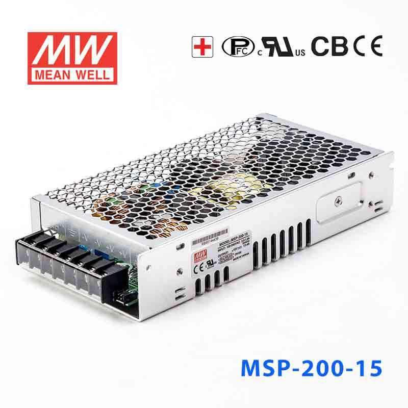 Mean Well MSP-200-15 Power Supply 201W 15V