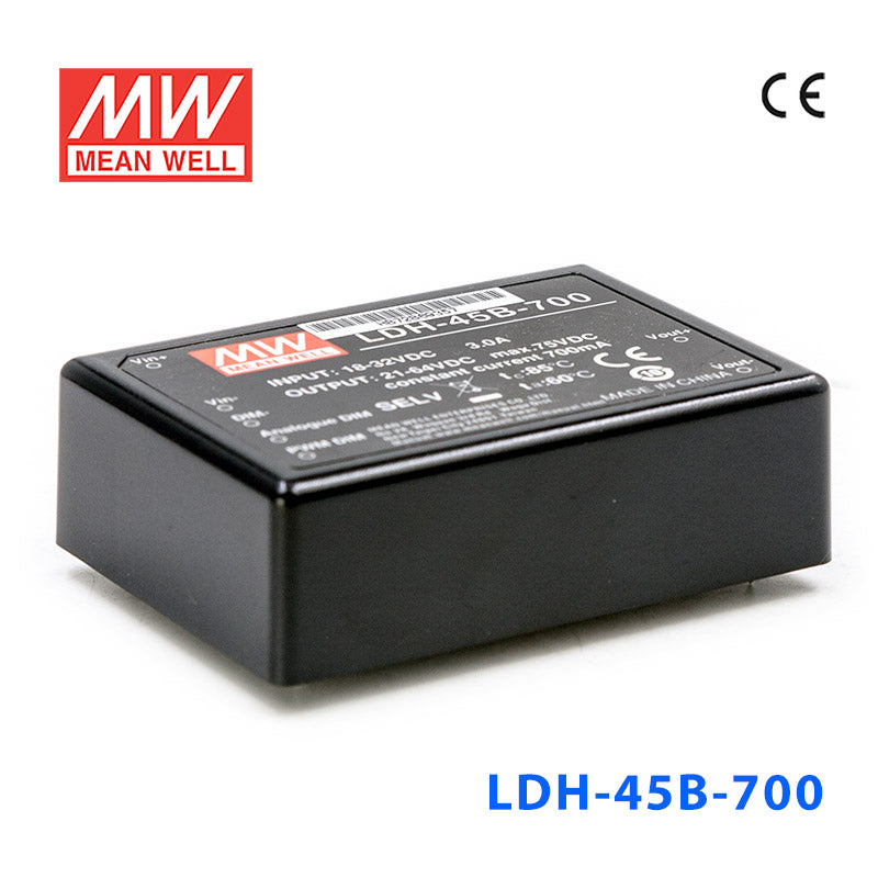 Mean Well LDH-45B-500 DC/DC LED Driver CC 500mA - Step-up