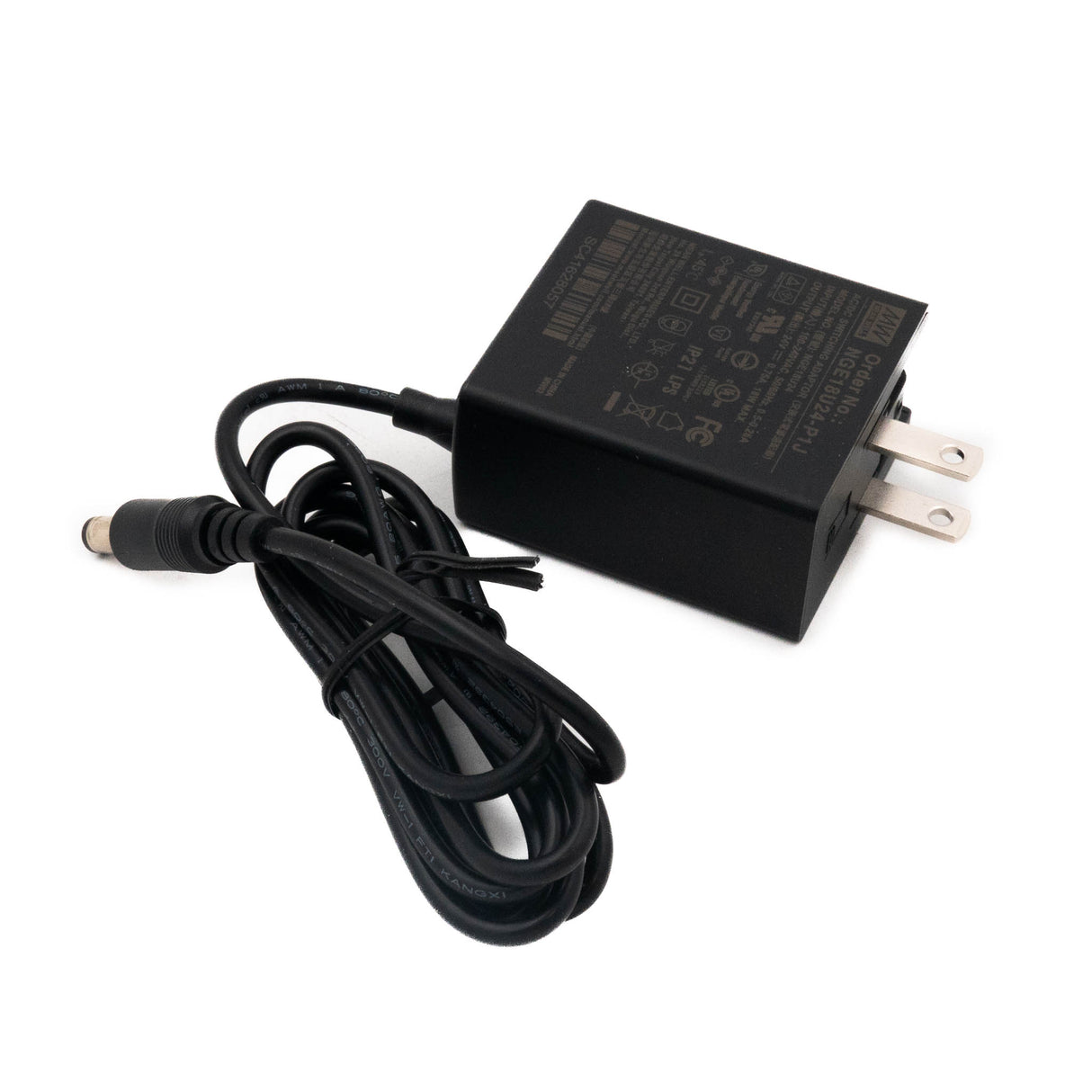 Mean Well NGE18U24-P1J AC-DC Wall-mounted Green Adaptor - US Plug - 18W 24V 0.75A - PHOTO 1