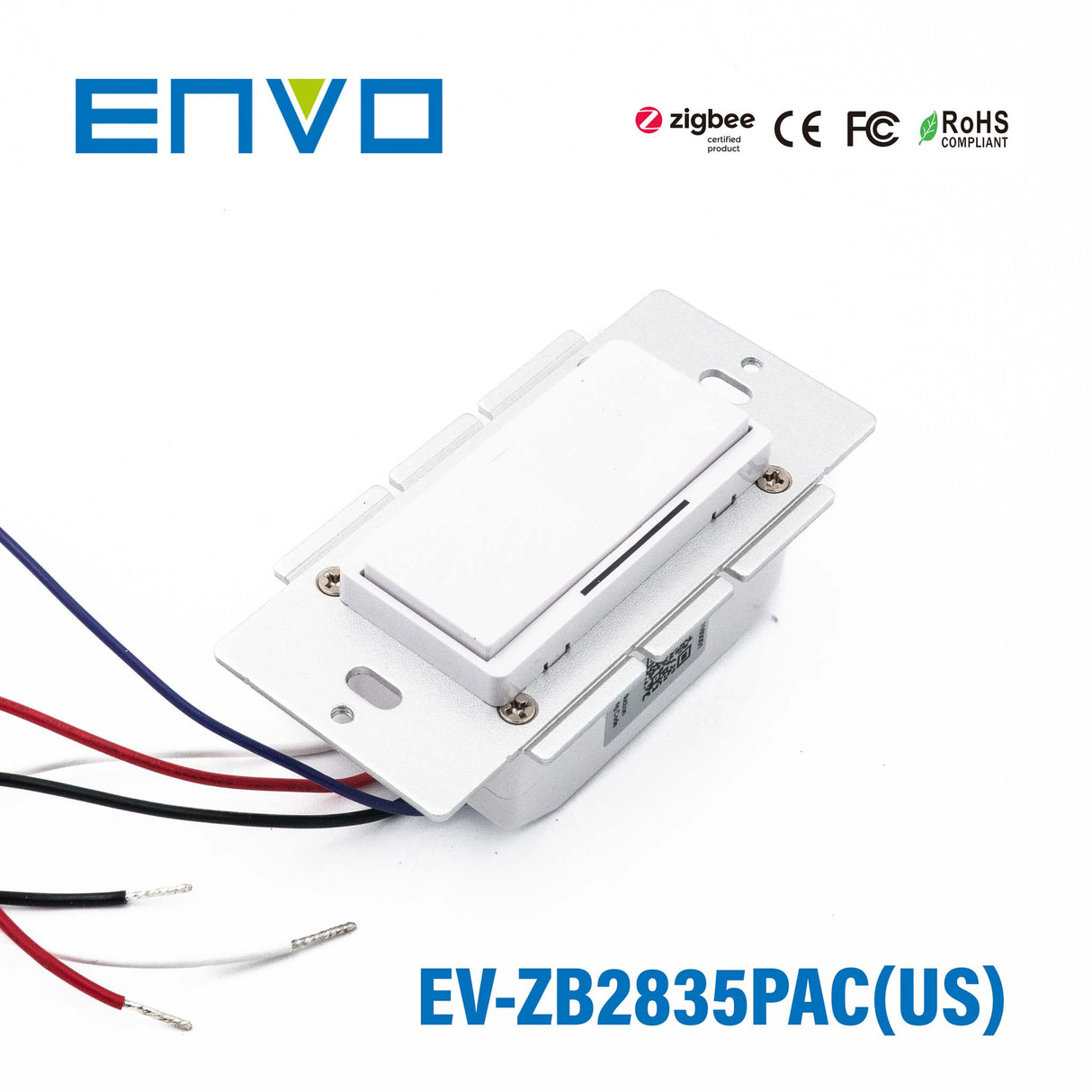 ENVO ZigBee US Standard Push Button Smart Dimmer