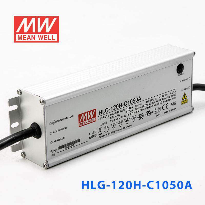 Mean Well HLG-120H-C1050A Power Supply 155.4W 1050mA - Adjustable - PHOTO 1