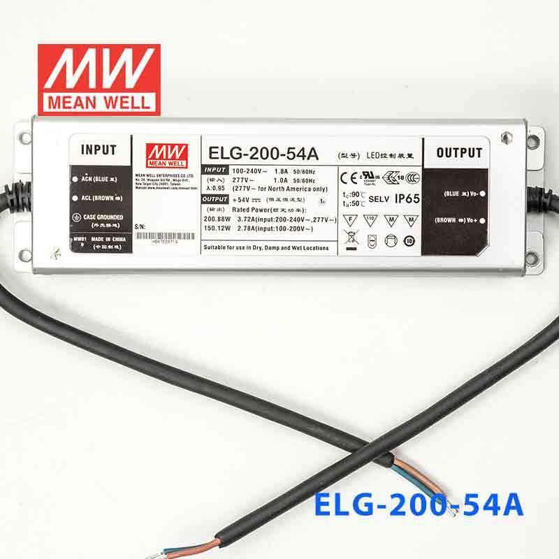 Mean Well ELG-200-54A Power Supply 200W 54V - Adjustable - PHOTO 2
