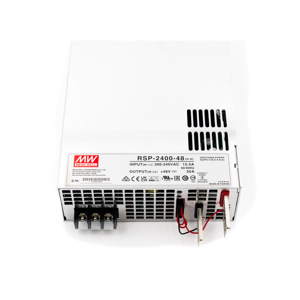 Mean Well RSP-2400-48 Power Supply 2400W 48V 50A - PHOTO 1