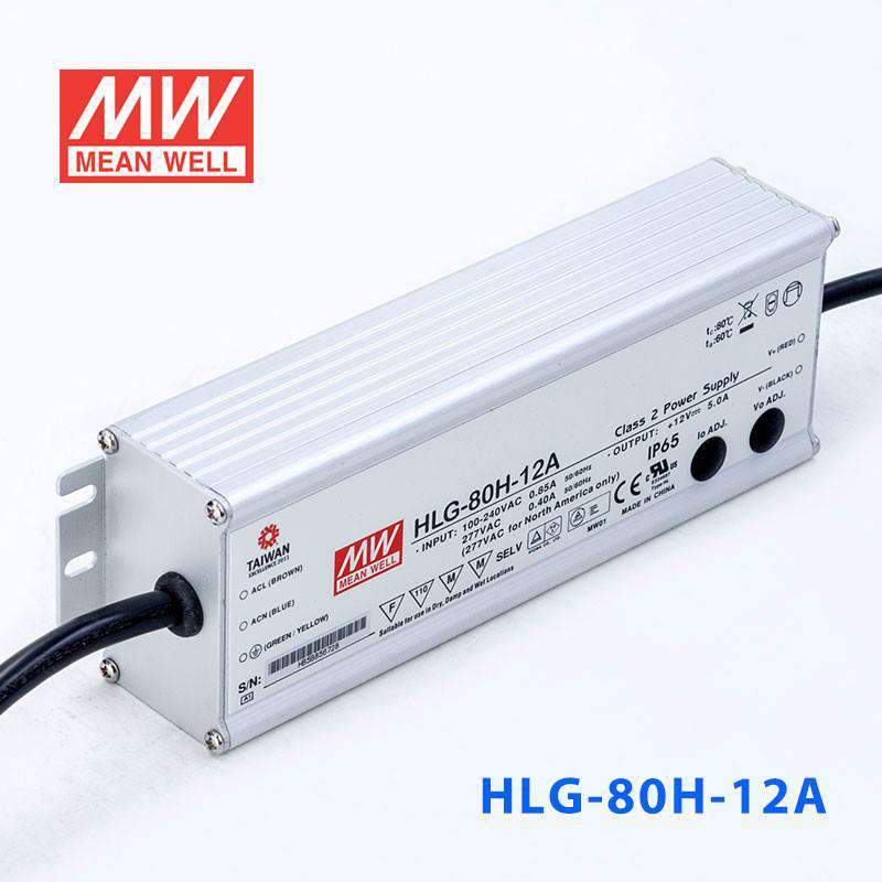 Mean Well HLG-80H-12A Power Supply 60W 12V - Adjustable - PHOTO 1