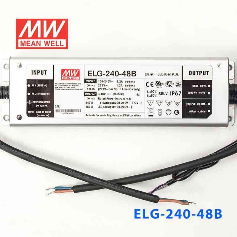 Mean Well ELG-240-48B Power Supply 240W 48V - Dimmable - PHOTO 2