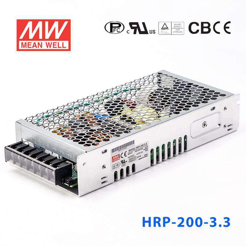Mean Well HRP-200-3.3 Power Supply 132W 3.3V 40A