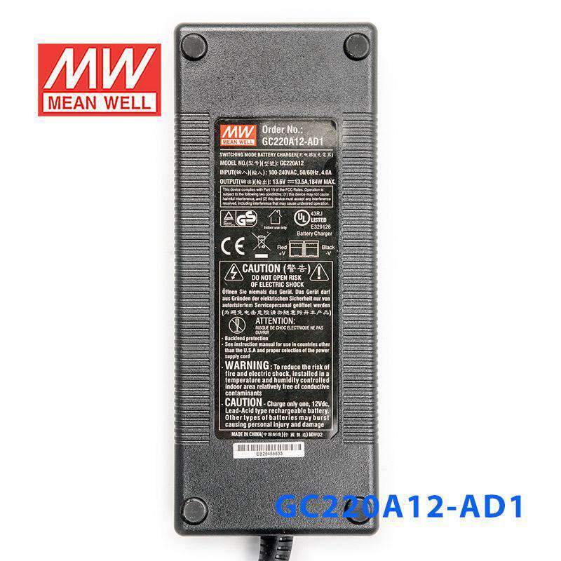 Mean Well GC220A12-AD1 Portable Chargers 183.6W 13.6V 13.5A - Green Adaptor - PHOTO 2