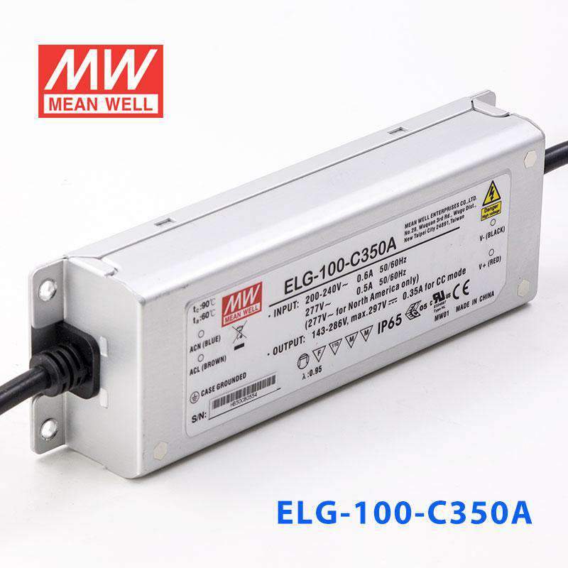 Mean Well ELG-100-C350A Power Supply 100W 350mA - Adjustable - PHOTO 1