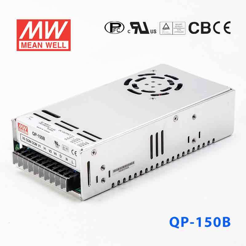 Mean Well QP-150-3B Power Supply 150W 5V 3.3V 12V -12V 10A