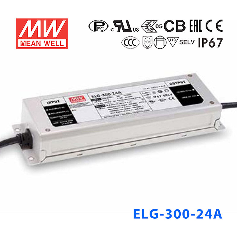 Mean Well ELG-300-12A Power Supply 264W 12V - Adjustable