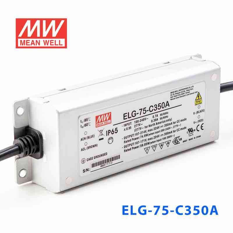 Mean Well ELG-75-C350A Power Supply 75W 350mA - Adjustable - PHOTO 1